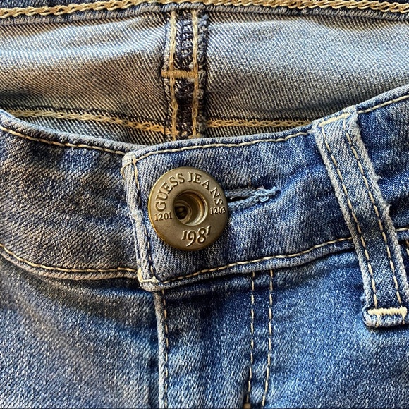 Y2K Guess Ultra Skinny Straight Leg Jeans 27 - Picture 10 of 11